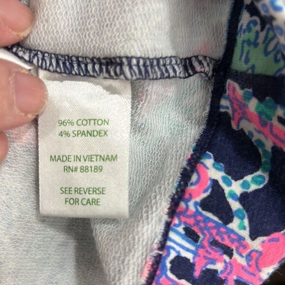 Lilly Pulitzer Long sleeve Navy Button up top xxs EUC - Picture 9 of 10